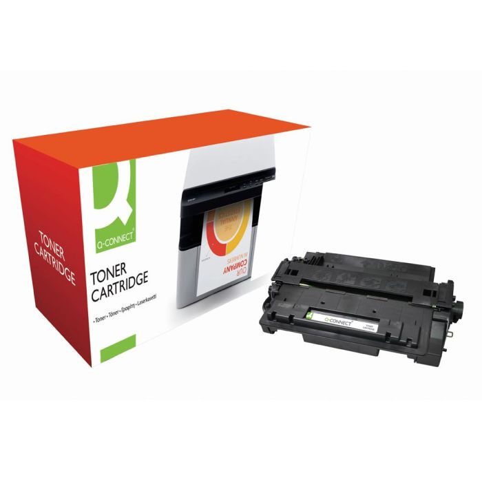 Toner Q-Connect Compatible Hp Ce255A Para Laserjet P3015 - P3015D - 3015Dn - 3015X -6.000Pag- Negro