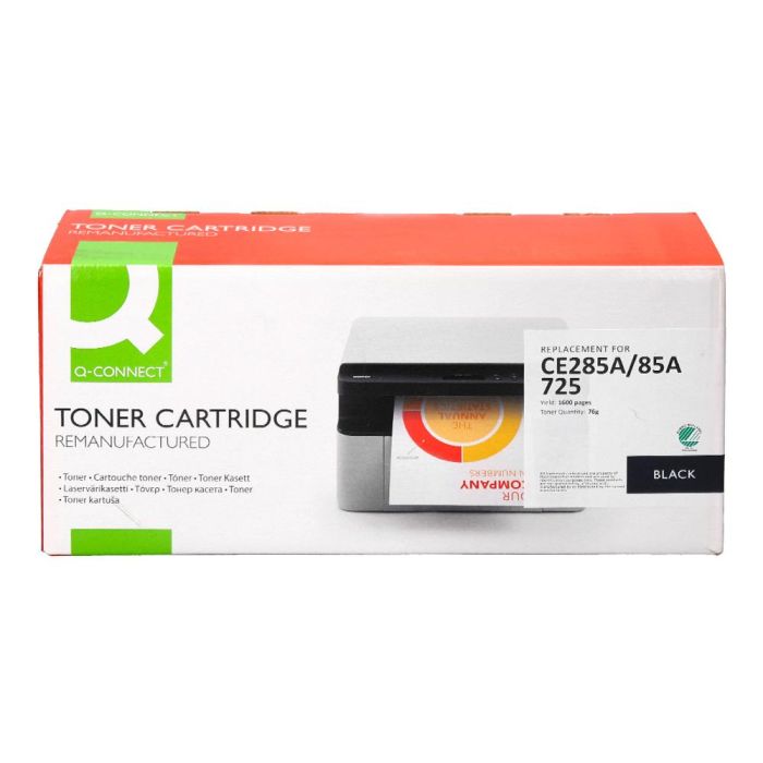 Toner Q-Connect Compatible Hp Ce285A Para Laserjet P1102-P1102 W-M1212Nf Mfp-M1217Nfw Mfp-M1132Mfp -1.600Pag- Negro 5