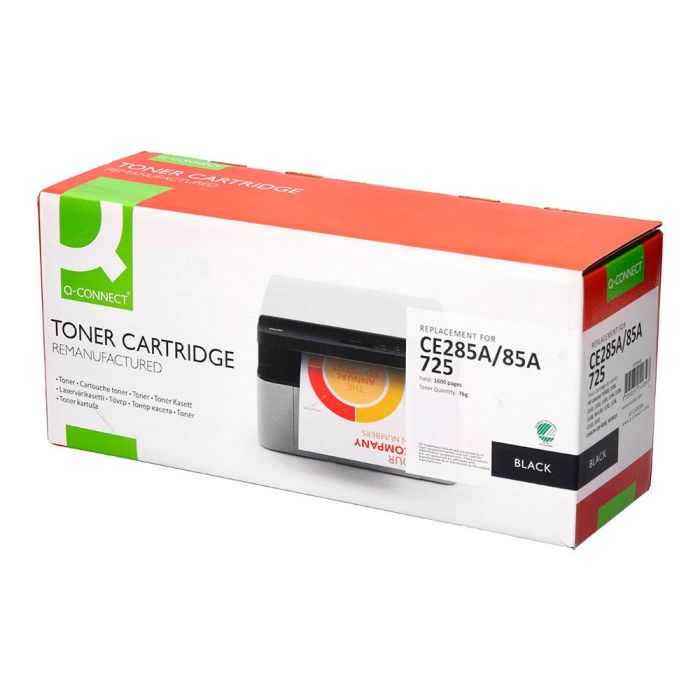 Toner Q-Connect Compatible Hp Ce285A Para Laserjet P1102-P1102 W-M1212Nf Mfp-M1217Nfw Mfp-M1132Mfp -1.600Pag- Negro 6