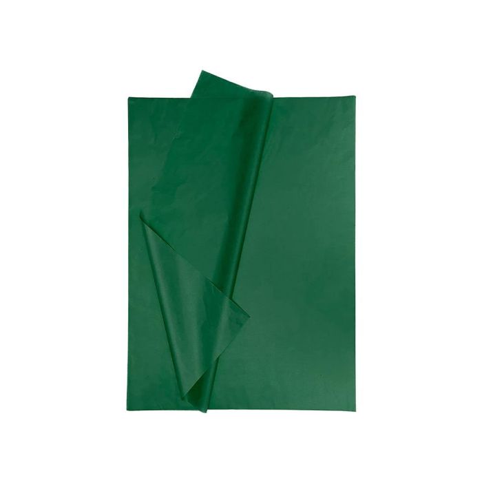 Papel Seda Liderpapel 52x76 cm 18 gr-M2 Bolsa De 5 Hojas Verde Oscuro 2