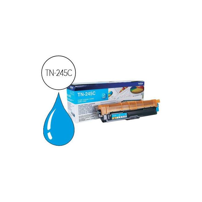 BROTHER Toner TN245C Hl3140Cw/Hl3150Cdw ,2.200 Pág. Cian