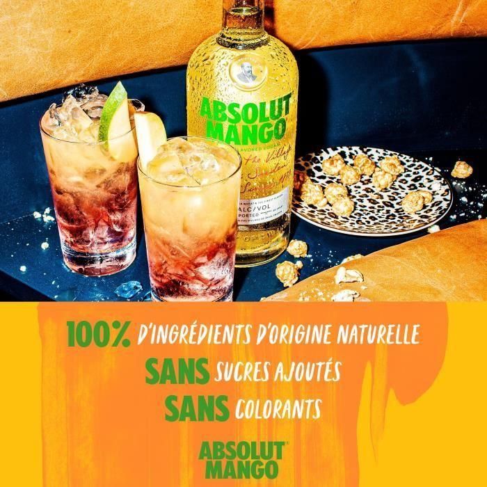 Absolut - Mango - Vodka aromatizado - 38,0% Vol. - 70cl 1