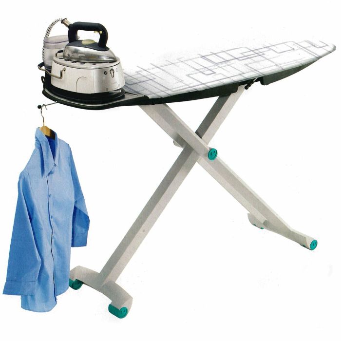 Tabla de Planchar Curver Curver Lotus Blanco Estampado 43 x 40 x 40 cm 1 Tabla de Planchar Curver Curver Lotus Blanco Estampado 43 x 40 x 40 cm 1