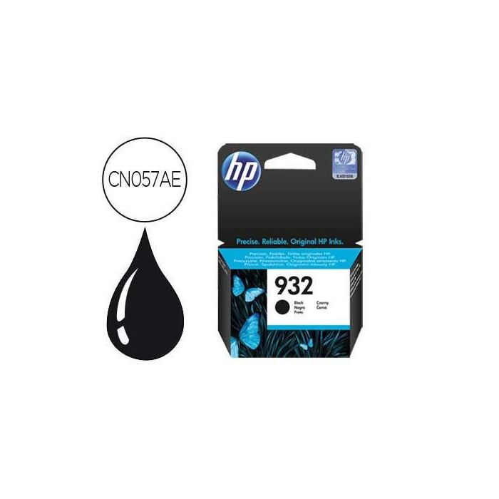 Ink-Jet Hp 932 Negro 825 Pag Officejet 6100- 6600- 6700