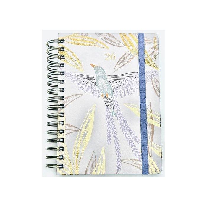 Agenda Anual (2026) Mooving Boho Wire-O Tapa Extra Con Goma 150X210 D/P Surtido (2 Mod.)
