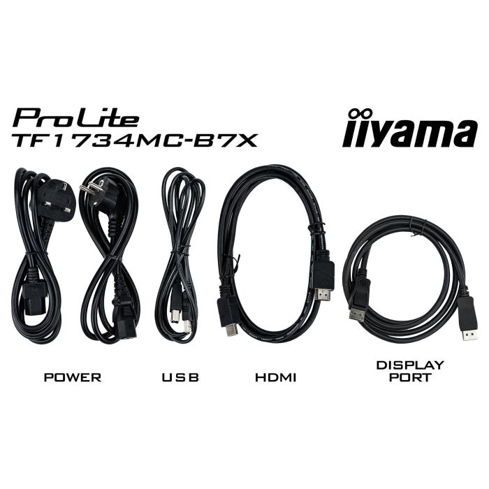IIYAMA TF1734MC-B7X 43.0cm (17") 5:4 M-Touch HDMI+DP 1280x1024 SXGA LED TN Pantalla Táctil 10 Puntos Negro