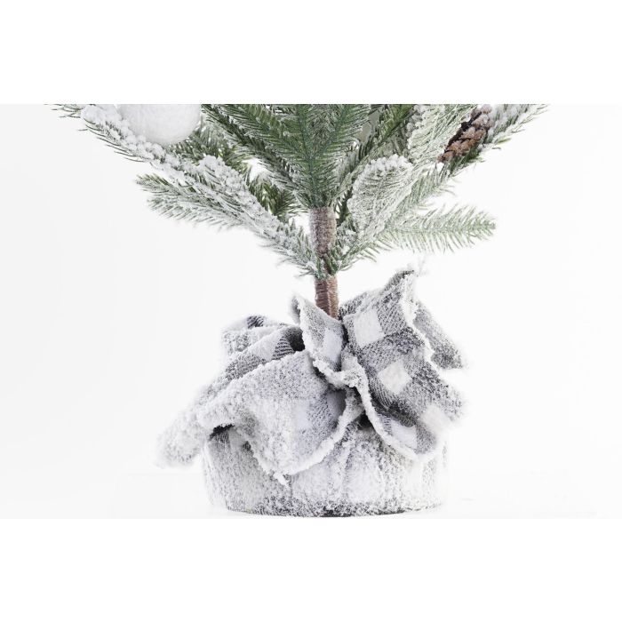DKD Home Decor: Árbol de Navidad Alpina, Colores Verde y Blanco, 66 cm de Alto, de Plástico PE, Pack de 2 Unidades 1 DKD Home Decor: Árbol de Navidad Alpina, Colores Verde y Blanco, 66 cm de Alto, de Plástico PE, Pack de 2 Unidades 1