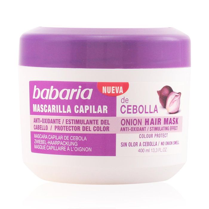 BABARIA Mascarilla Capilar Cebolla Sin Olor 400 ml