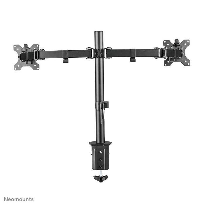 Neomounts Full Motion Dual Desk Mount (Clamp & Grommet) For Two 10-32" Monitor Screens, Height Adjustable - Black 5 Neomounts Full Motion Dual Desk Mount (Clamp & Grommet) For Two 10-32" Monitor Screens, Height Adjustable - Black 5