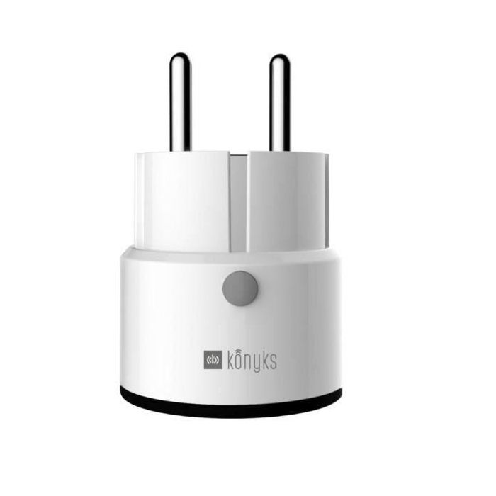 Mini enchufe inteligente - KONYKS - Priska Max Negro FR - Wi-Fi+BT - 16A - Blanco 0 Mini enchufe inteligente - KONYKS - Priska Max Negro FR - Wi-Fi+BT - 16A - Blanco 0