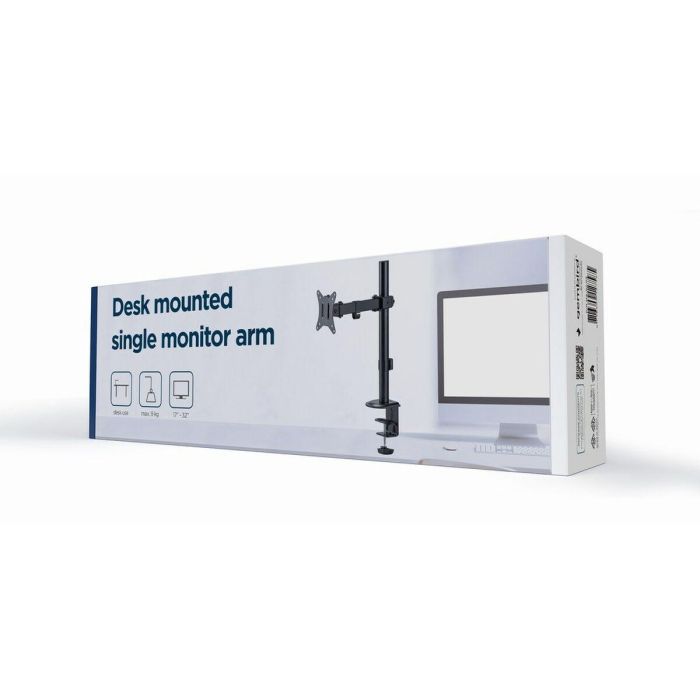 Gembird MA-D1-03 Soporte de Monitor de Escritorio para Pantallas hasta 32'' (9kg) VESA 75/100, Brazo Único, Inclinable y Giratorio Negro 5 Gembird MA-D1-03 Soporte de Monitor de Escritorio para Pantallas hasta 32'' (9kg) VESA 75/100, Brazo Único, Inclinable y Giratorio Negro 5