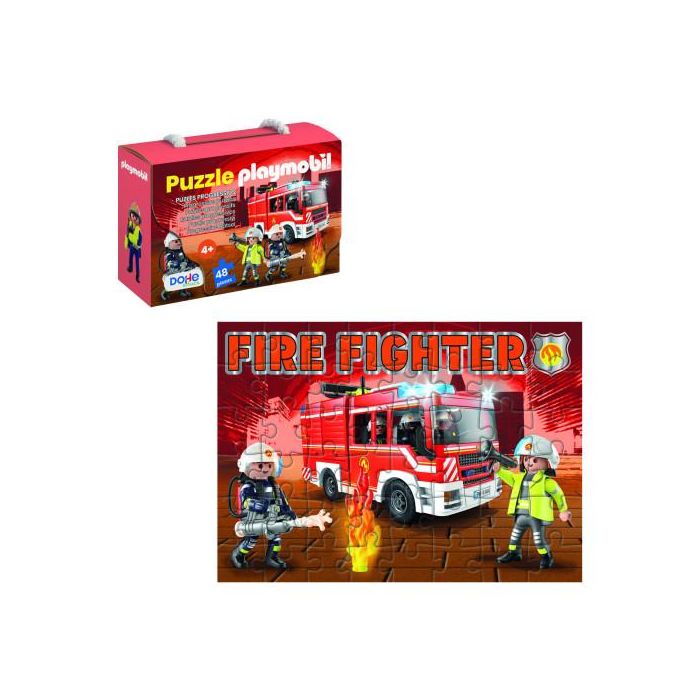 Dohe Puzzle Fire Fighter 65013 48 Piezas para Niños