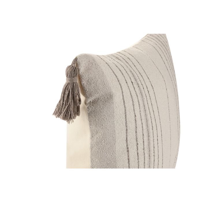 Cojin Urban DKD Home Decor Crudo Beige 45 x 45 cm (2 Unidades) 1