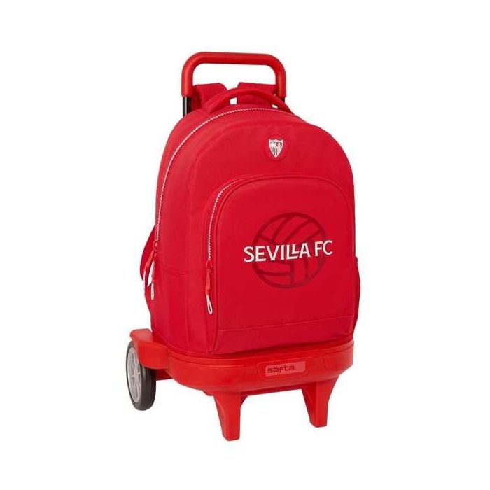 Mochila Escolar con Ruedas Sevilla Fútbol Club Rojo 33 x 45 x 22 cm 3 Mochila Escolar con Ruedas Sevilla Fútbol Club Rojo 33 x 45 x 22 cm 3
