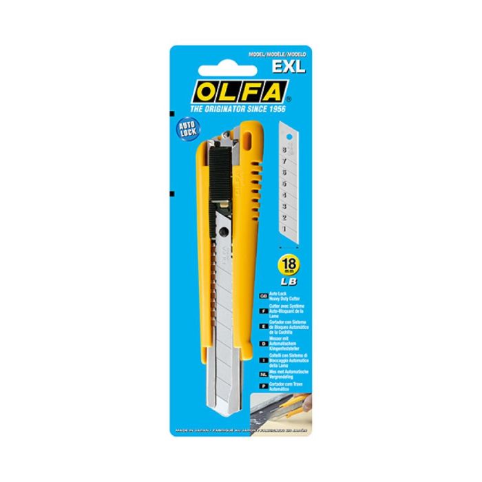Cúter eXL con bloqueo automático y cuchilla de 18 mm 3 Cúter eXL con bloqueo automático y cuchilla de 18 mm 3