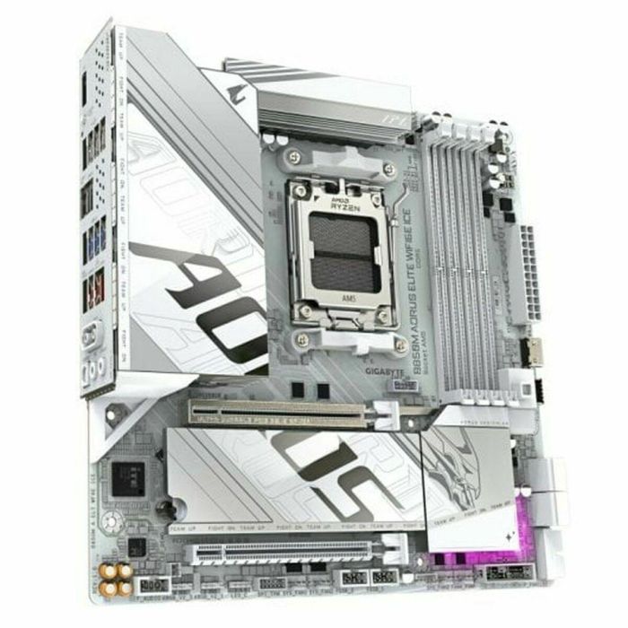 Gigabyte B850M AORUS ELITE WIFI6E ICE Placa Base - AMD Ryzen 9000, DDR5 8200MHz, WiFi 7, USB 3.2 Gen 2, 9MB85MEI6-00-G10 21 Gigabyte B850M AORUS ELITE WIFI6E ICE Placa Base - AMD Ryzen 9000, DDR5 8200MHz, WiFi 7, USB 3.2 Gen 2, 9MB85MEI6-00-G10 21