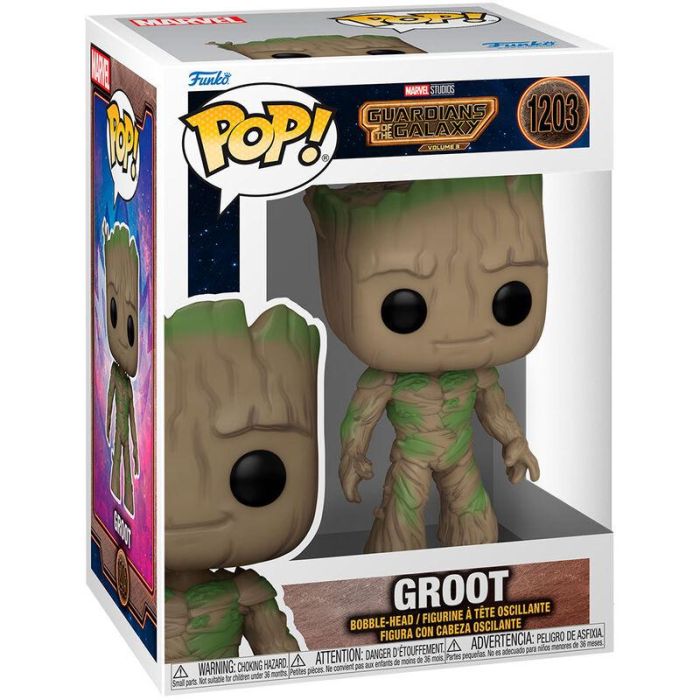 Funko Figura POP Marvel Groot Guardianes de la Galaxia 3 vinilo 9cm