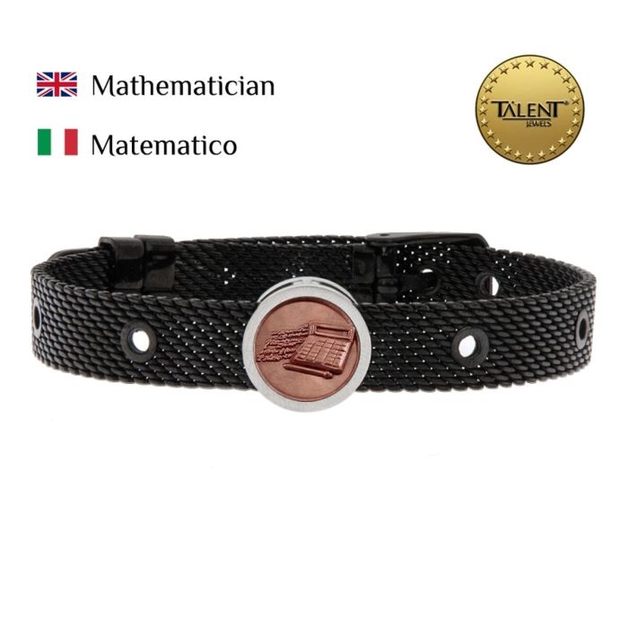 Pulsera Unisex Mathematician Talent Jewels TJA-2-02-02-2-235 Negro 1 Pulsera Unisex Mathematician Talent Jewels TJA-2-02-02-2-235 Negro 1