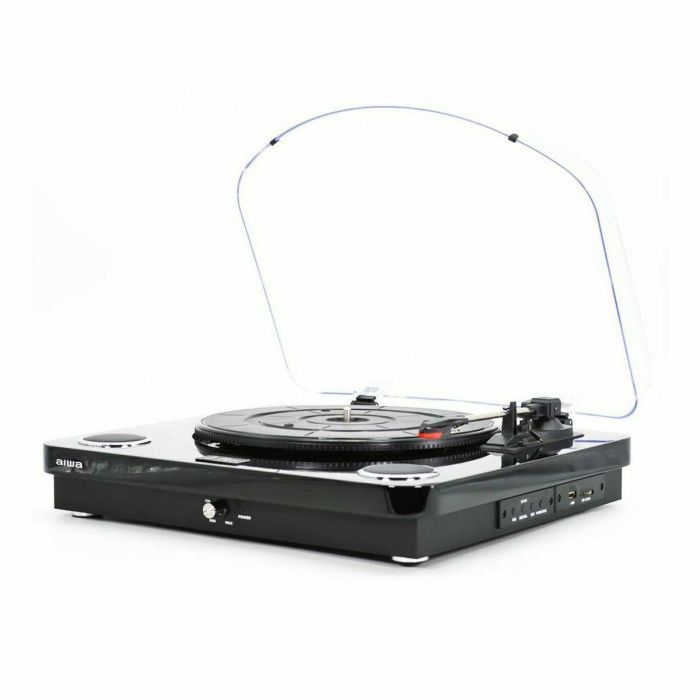 Tocadiscos Aiwa GBTUR120B Negro 0 Tocadiscos Aiwa GBTUR120B Negro 0