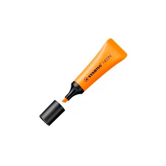 Stabilo Neon marcador fluorescente naranja -10u-