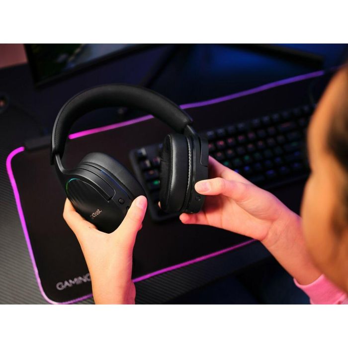 Auriculares Gaming Inalámbricos con Micrófono Trust Gaming GXT 491 Fayzo/ Bluetooth/ Jack 3.5/ Negros 7