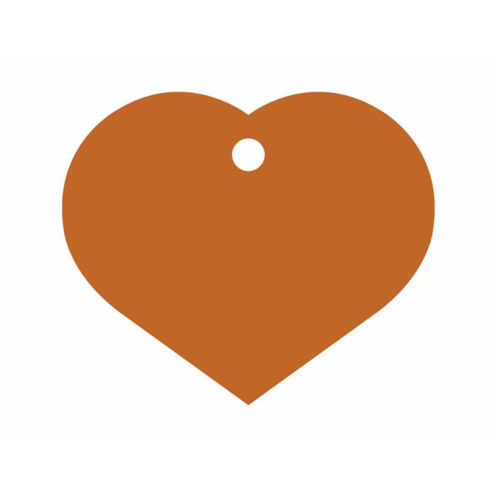 Placa identificativa Imarc Heart Naranja