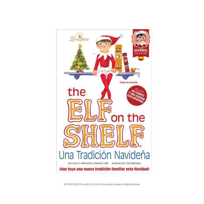 Cuento y muñeco elfo niña the elf on the shelf 28x26,5x7,2 cm 3