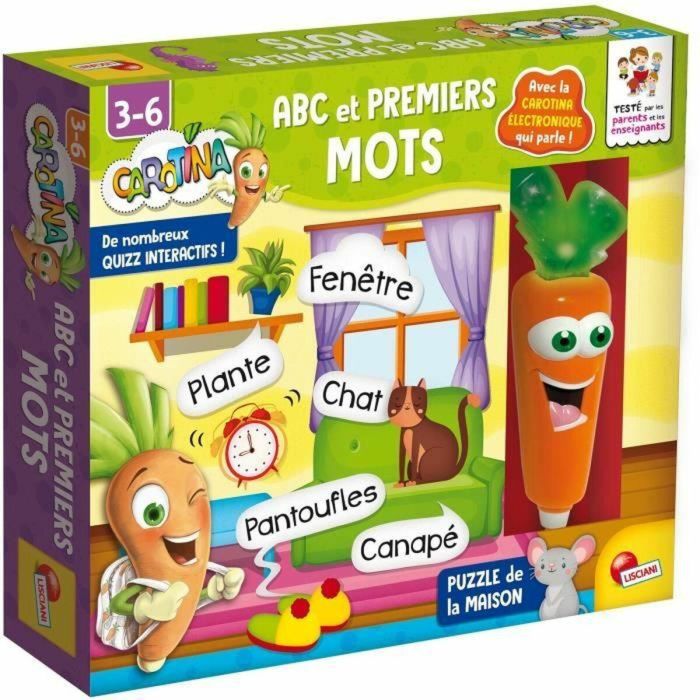 Lisciani Giochi LIS8008324093045 Carotina - ABC y Primeras Palabras: Juego Abecedario Interactivo Lisciani Giochi LIS8008324093045 Carotina - ABC y Primeras Palabras: Juego Abecedario Interactivo