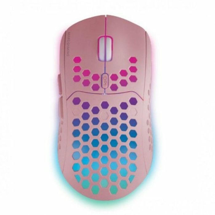 Ratón Gaming Mars Gaming Rosa 3200 DPI