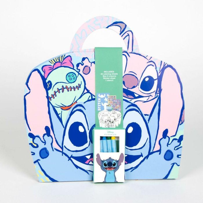 Set de Dibujo Stitch Azul 4