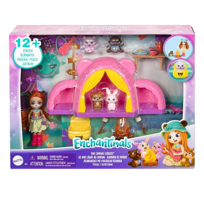 Muñeca Enchantimals Camping De Osos Htw71 Mattel 4