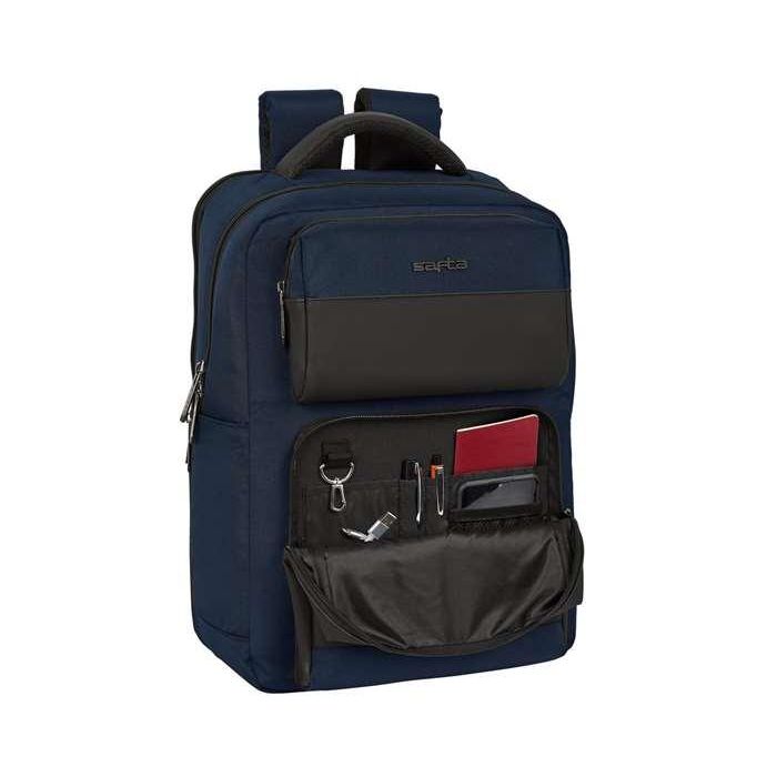 Cartera Escolar Safta Business Black-Blue-Grey Mochila 2 Bolsillos Portatil 15,6-'+Usb 310x130x440 mm 9 Cartera Escolar Safta Business Black-Blue-Grey Mochila 2 Bolsillos Portatil 15,6-'+Usb 310x130x440 mm 9