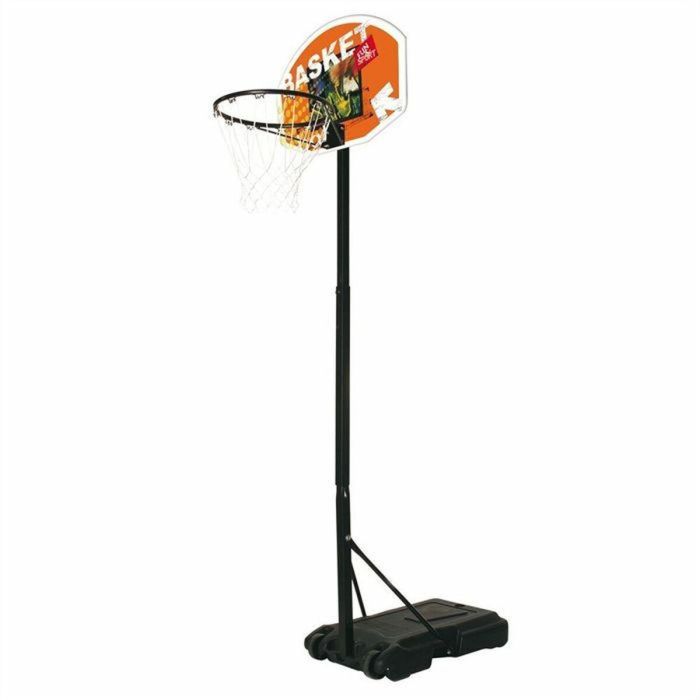 Aro de baloncesto MONDO Junior ajustable de 165 a 205 cm.