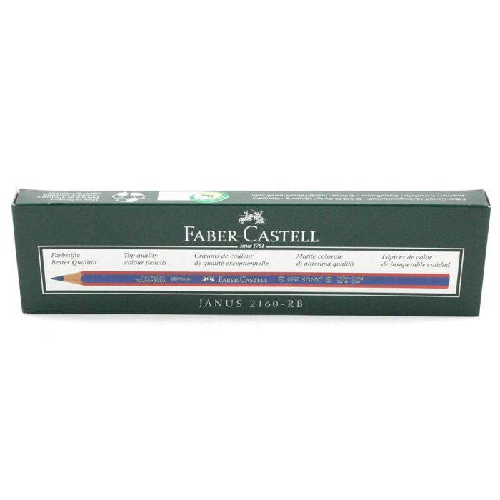 Lapices Bicolor Faber Castell Fino Hexagonal Rojo-Azul Unidad 12 unidades 4