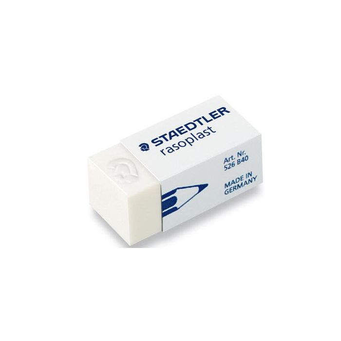 Goma De Borrar Staedtler 526 B40 Plastico Unidad 40 unidades