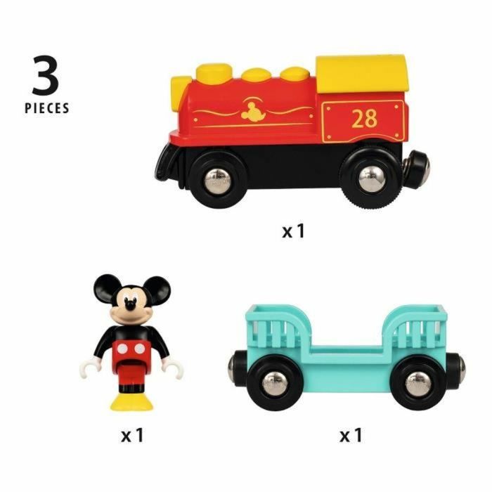 Playset Brio Micky Mouse Battery Train 3 Piezas 1