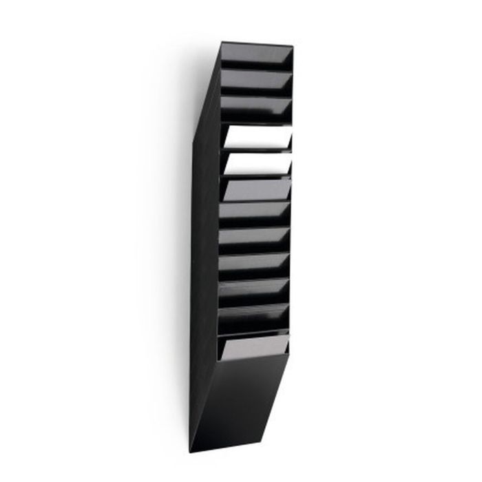 Expositor Durable FLEXIBOXX 111,5 x 24 x 13,5 cm Negro A4 2 Expositor Durable FLEXIBOXX 111,5 x 24 x 13,5 cm Negro A4 2