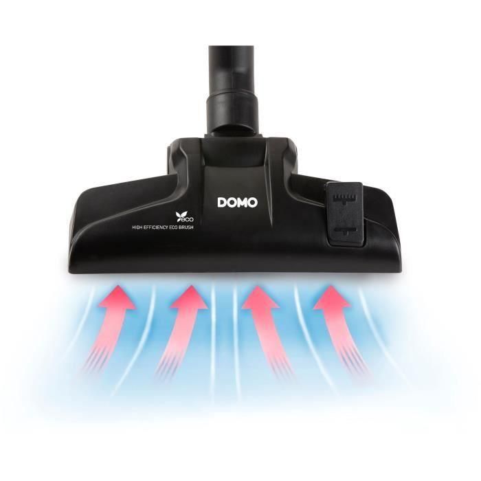 DOMO DO1033S - Aspiradora compacta con bolsa de 450 W - Filtro HEPA10. Radio de acción 7m. 1.5L BACTIA. 2 DOMO DO1033S - Aspiradora compacta con bolsa de 450 W - Filtro HEPA10. Radio de acción 7m. 1.5L BACTIA. 2