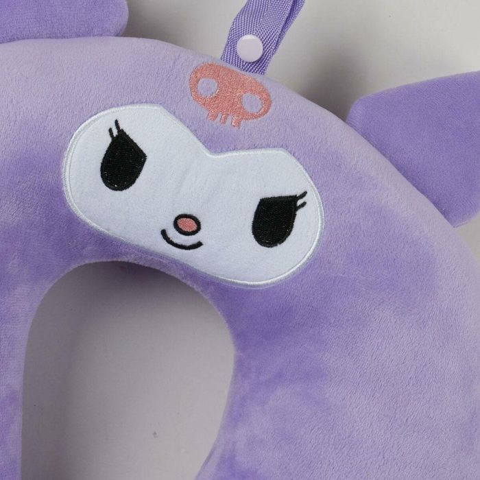 Cerdá Cojín de Viaje Hello Kitty Kuromi con Aplicaciones Púrpura 2