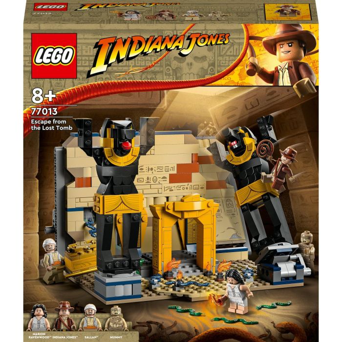 LEGO 77013 Indiana Jones Flucht aus dem Grabmal - Huida de la Tumba Perdida Set de Construcción 600 Piezas