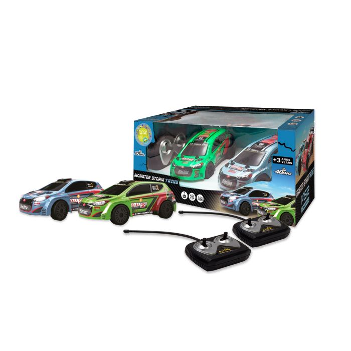 Coches R/C Brally Storm Twin Doble Frecuencia 1:26