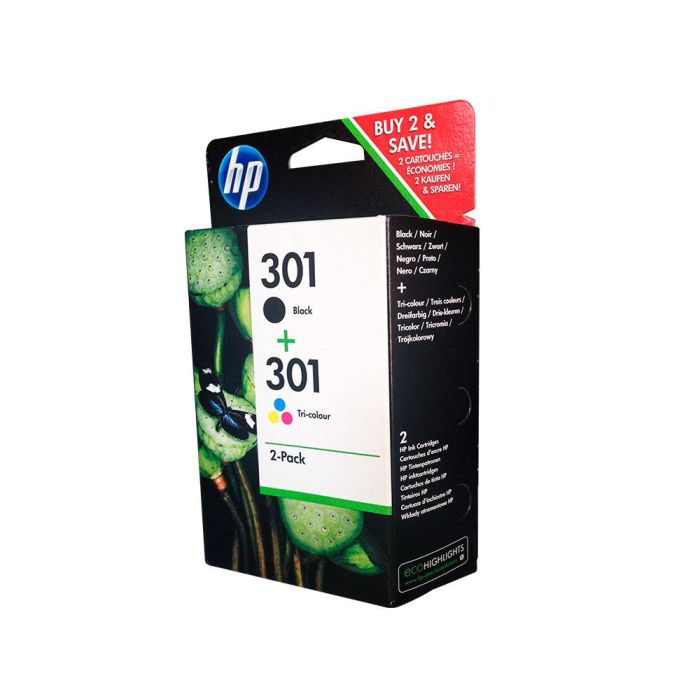 Cartucho de Tinta Original HP N9J72AE#301 Cian 5