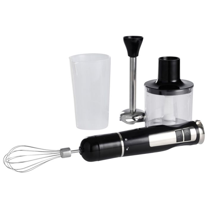 Juego de batidora de mano 600w acero inoxidable/negro day 3