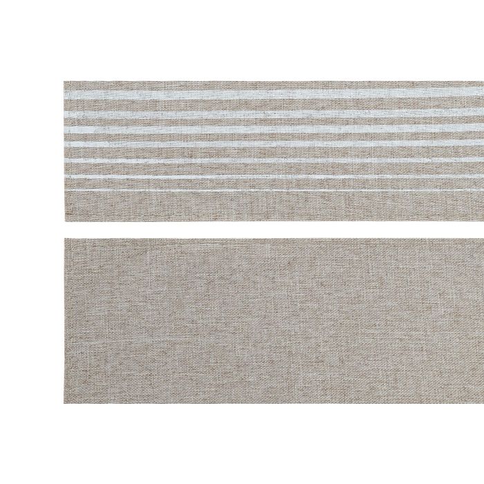 DKD Home Decor Individual Básico Beige Negro Colores Surtidos Poliéster Lino 30x45 cm (12 Unidades) con Diseño Bon Appétit 1