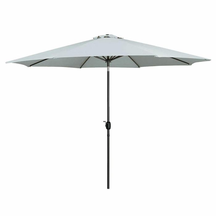 Marbueno Sombrilla Acero 8 Varillas D270 cm Polyester Blanco Jardin, Piscina y Terraza 10484 0 Marbueno Sombrilla Acero 8 Varillas D270 cm Polyester Blanco Jardin, Piscina y Terraza 10484 0