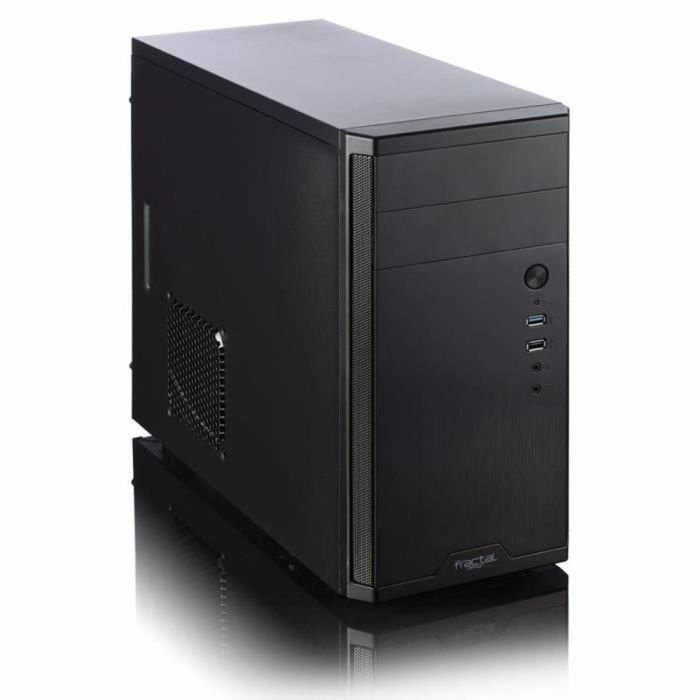 Caja Semitorre ATX Fractal Design CORE 1100 Negro 7