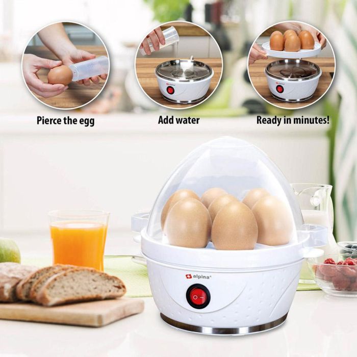 Cocedor de huevos 230v 320-380w alpina 4 Cocedor de huevos 230v 320-380w alpina 4