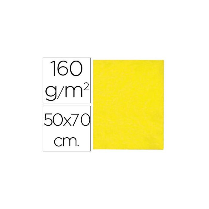 Fieltro Liderpapel 50x70 cm Amarillo 160 gr-M2 10 unidades