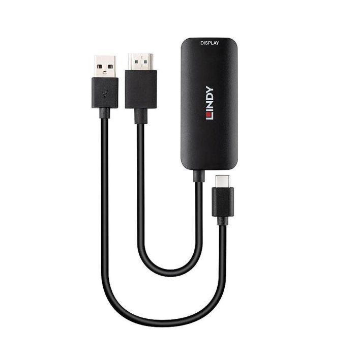 Adaptador HDMI a DVI LINDY 43423 Negro 20 cm