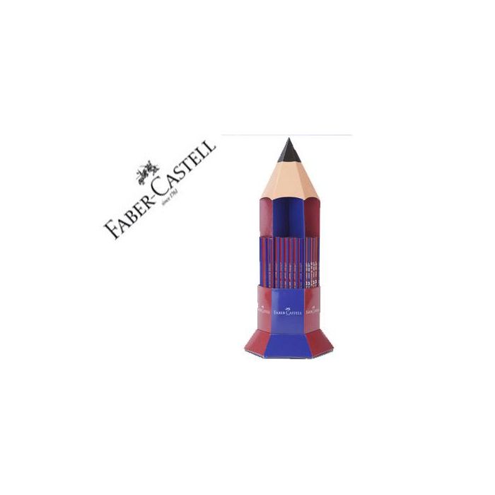 Lapices De Grafito Faber Ecolapiz Janus 2160 Bicolor Expositor 120 Unidades